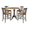 International Concepts Round 42 in W, 42 in L, 35.5 in H, Wood, Hickory/Washed Coal K45-42DPT-S102-4 - alternate 9